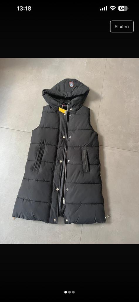 Bodywarmer, Ophalen of Verzenden, Zo goed als nieuw, Maat 36 (S), Zwart