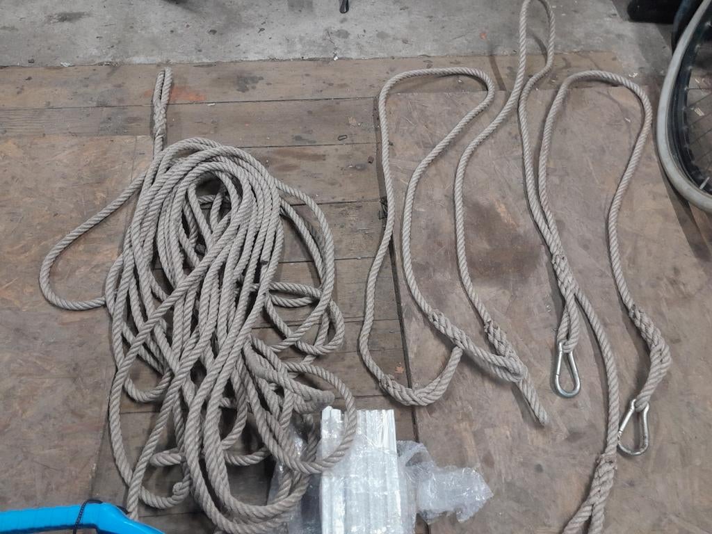 20 meter scheepstouw met lussen, Ophalen of Verzenden, Nieuw