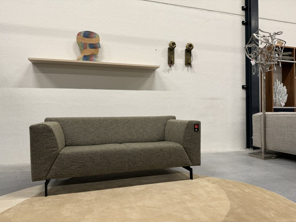 Nieuw Rolf Benz Linea Bank Linea 2 Zits Bank groen stof