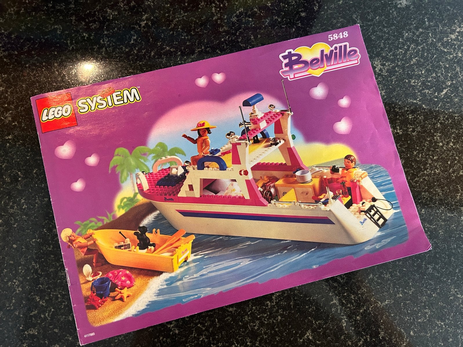 LEGO Belville 5848 Cruise Ship met doos en instructies, Ophalen of Verzenden, Gebruikt