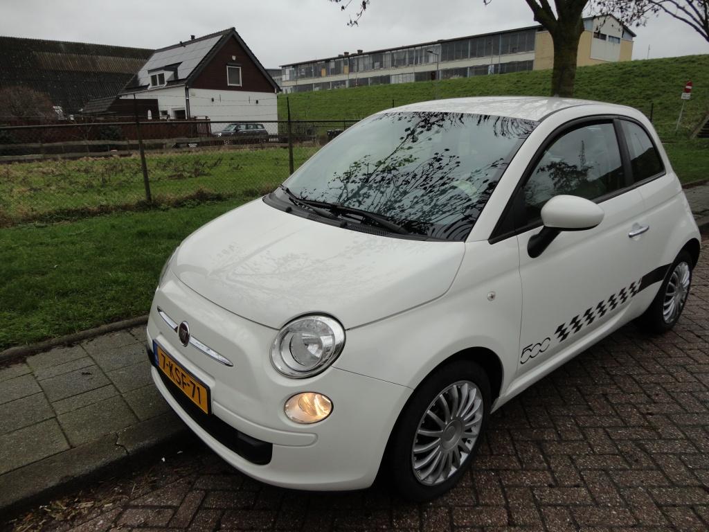 Fiat 500 1.0 TwinAir Pop Nw Apk. (bj 2013), Auto's, Fiat, Euro 5, Stof, Gebruikt, Zwart