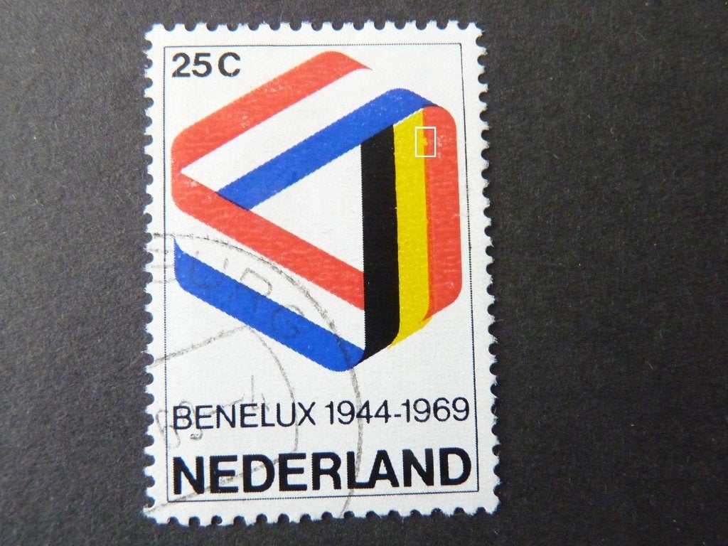 plaatfout 930 , gestempeld., Verzenden, Na 1940, Gestempeld