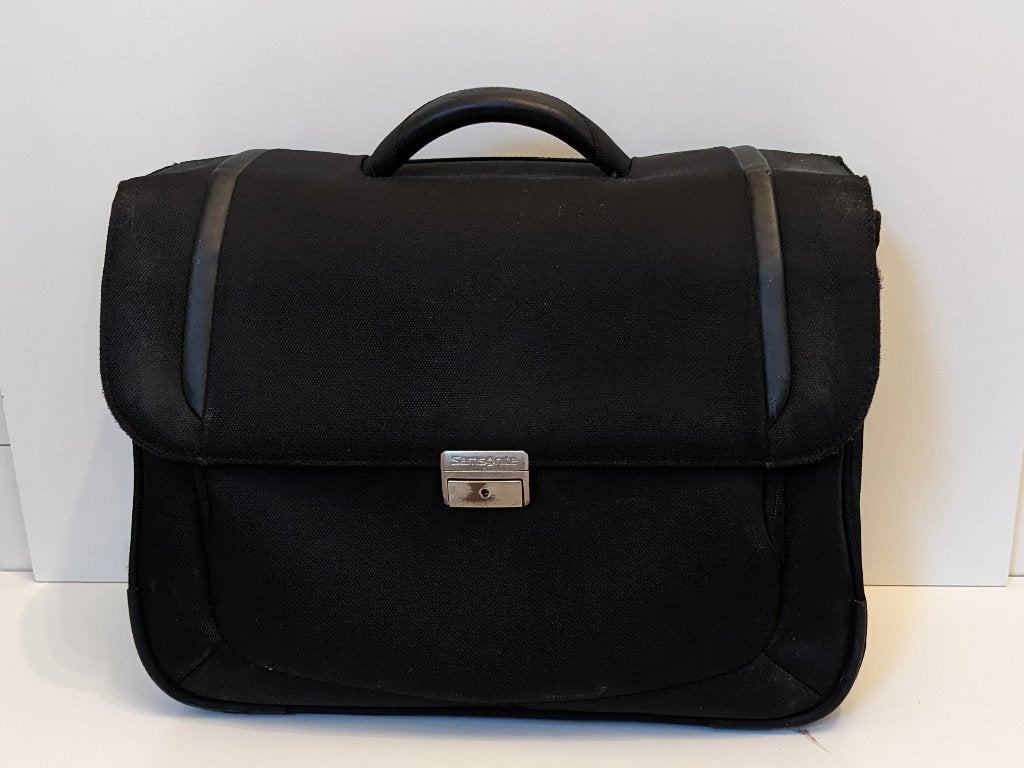 Samsonite X'Blade Business 2.0 Briefcase 3 Laptoptas, Gebruikt, Tabletvak, Trolleytas, Ophalen of Verzenden