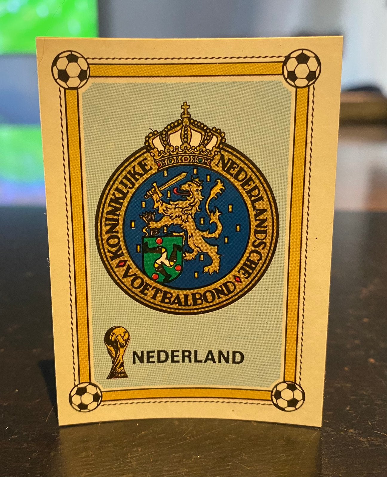 Panini Argentina 78 Logo nederland # 259, Ophalen of Verzenden, Zo goed als nieuw, Buitenlandse clubs, Poster, Plaatje of Sticker