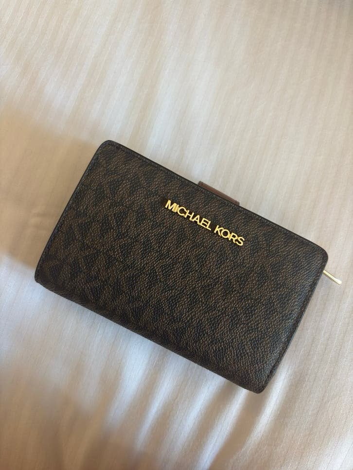 Michael Kors Portemonnee, Ophalen of Verzenden, Nieuw, Bruin, Overige merken