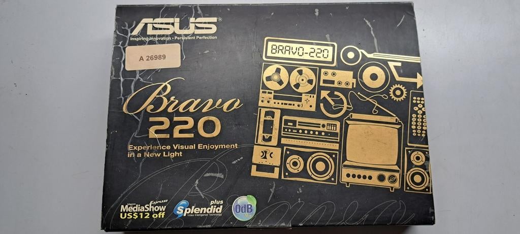 ASUS Bravo-220 Media Videokaart - Entertainment Center, Gebruikt, Overige soorten, Tv-Out, Ophalen of Verzenden