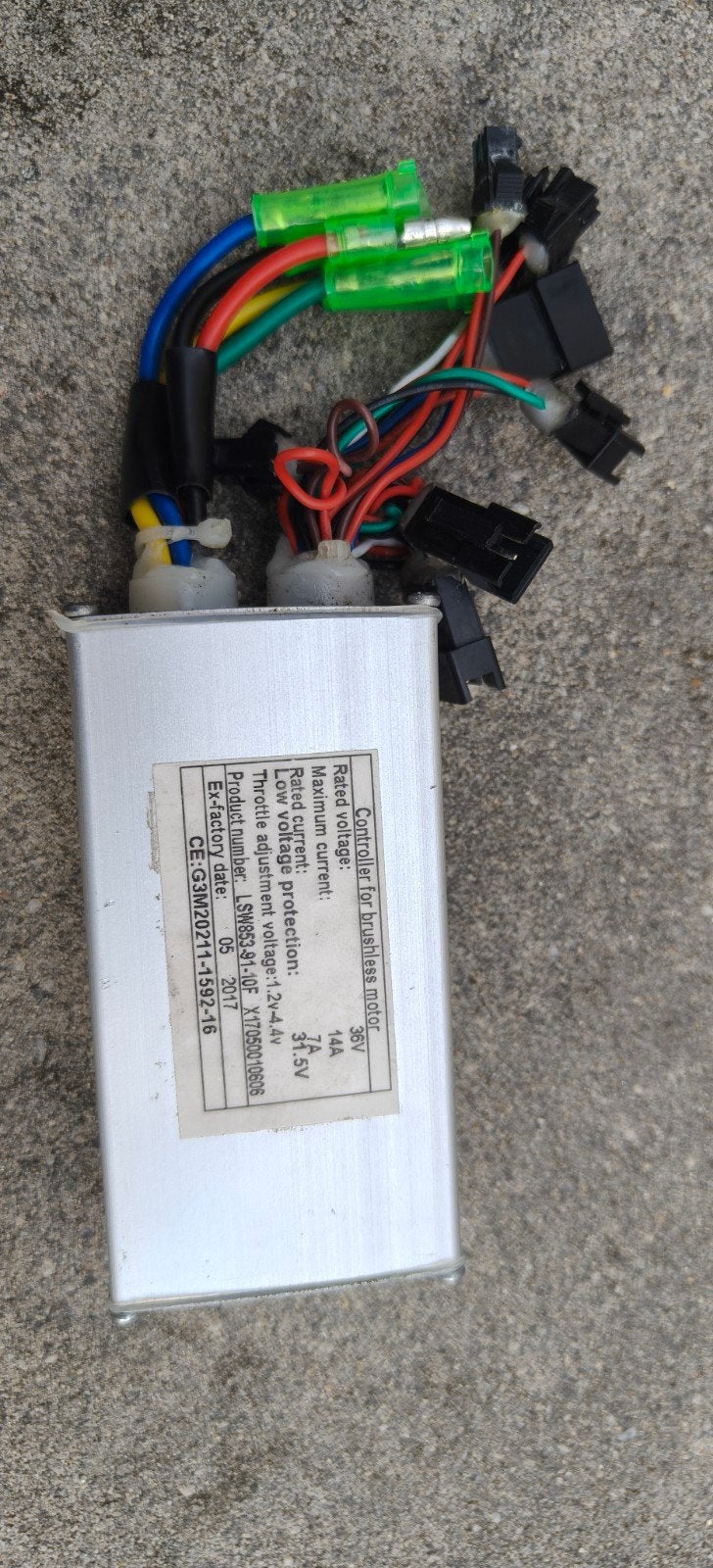 Controller voor borstelloze motor 36V 14A, Fietsen en Brommers, Fietsonderdelen, Ophalen of Verzenden