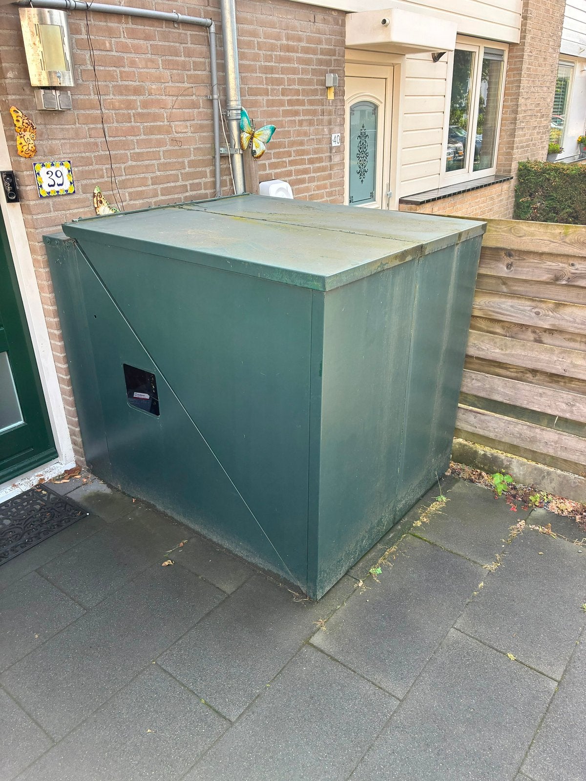 Scootmobiel garage, Tuin en Terras, Ophalen, Zo goed als nieuw, Metaal, Containerberging