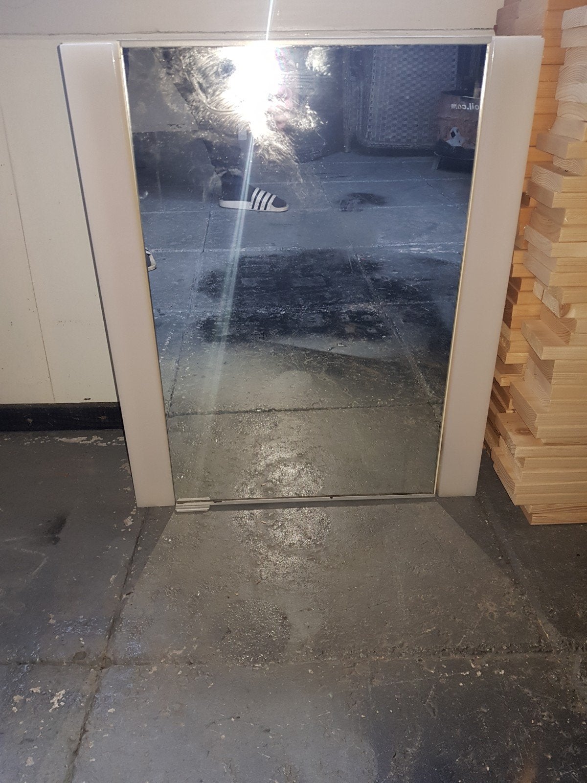 badkamer kastje, Huis en Inrichting, Woonaccessoires | Spiegels, Minder dan 50 cm, Gebruikt, Ophalen of Verzenden, Minder dan 100 cm