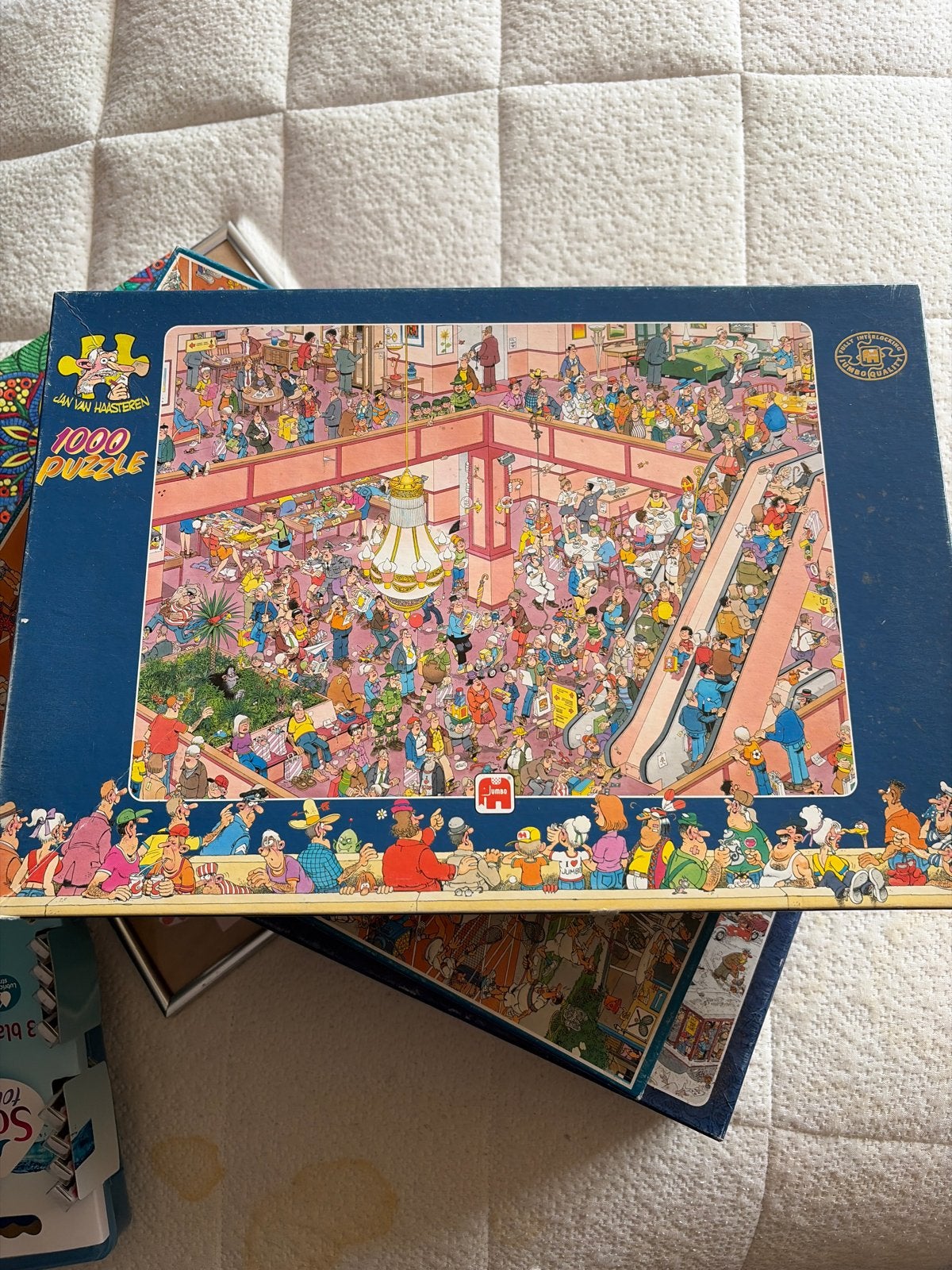 Jan van Haasteren 1000 stukjes - De Supermarkt, Ophalen of Verzenden, 500 t/m 1500 stukjes, Gebruikt, Legpuzzel