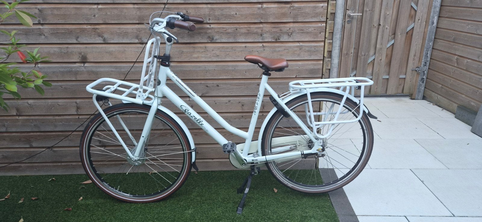 Gazelle Miss Grace Damesfiets wit, Ophalen, Velgrem, Versnellingen, Gazelle