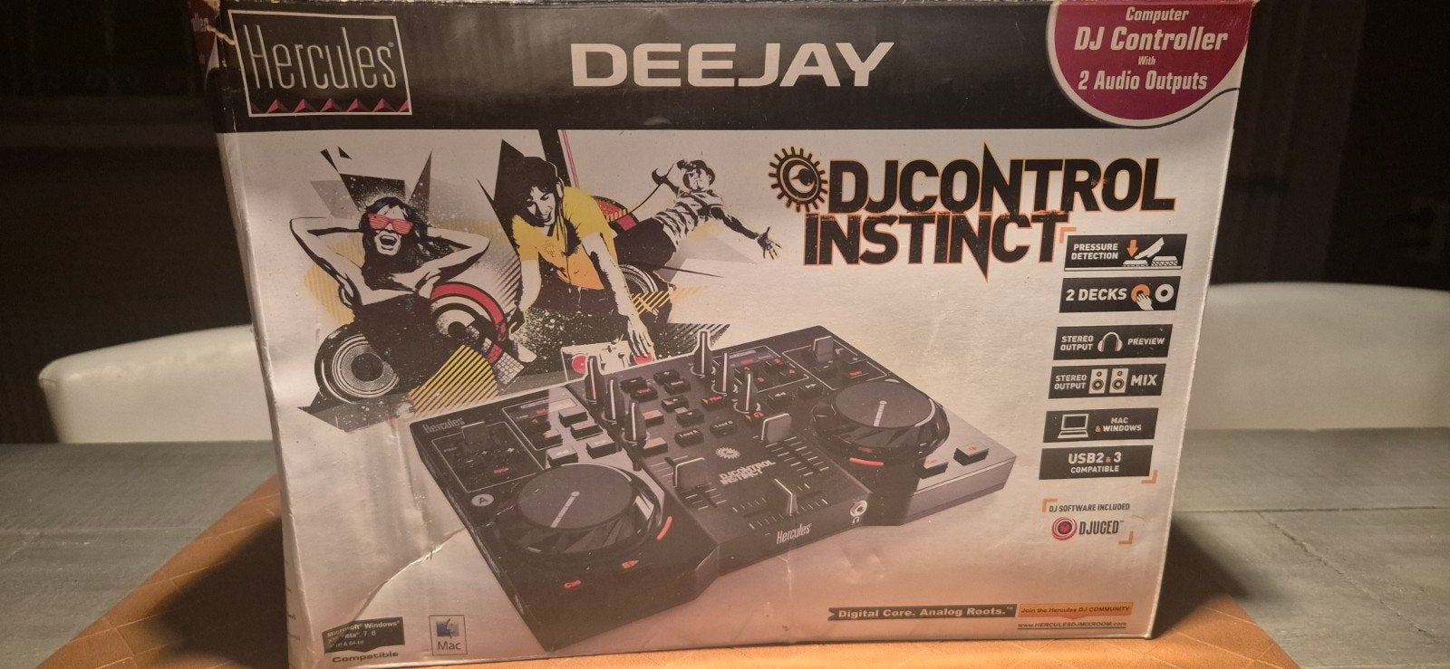 Hercules DJControl Instinct DJ Controller, Ophalen, Zo goed als nieuw, Dj-set, Overige merken