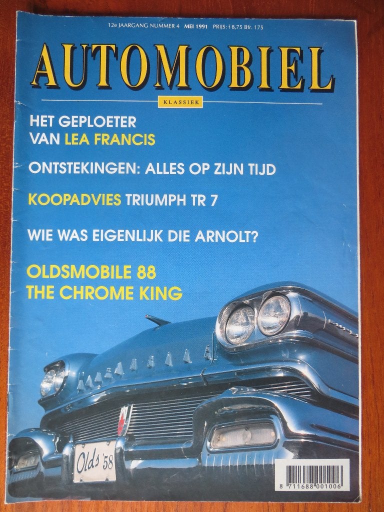 Het Automobiel 4 1991 TR7, Arnolt, Lea Francis, Oldsmobile, Ophalen of Verzenden, Nieuw, Overige merken