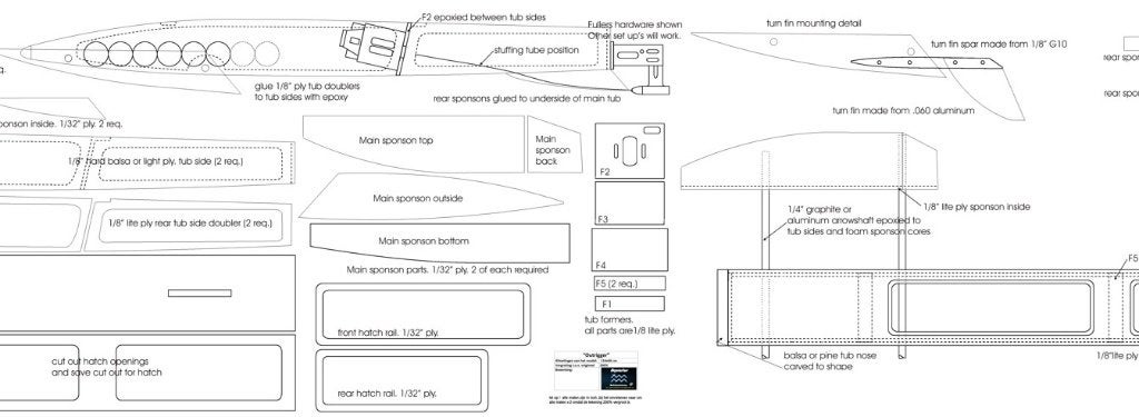 Bouwtekening Outrigger  Aanbieding !!, Ophalen of Verzenden, Nieuw