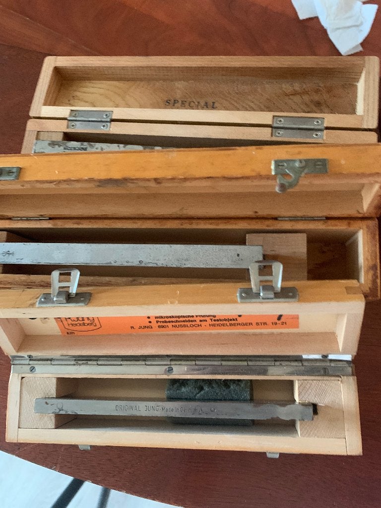 Grote verzameling antieke/vintage microtoommessen, Ophalen of Verzenden, Gebruikt, Overige typen, Overige merken