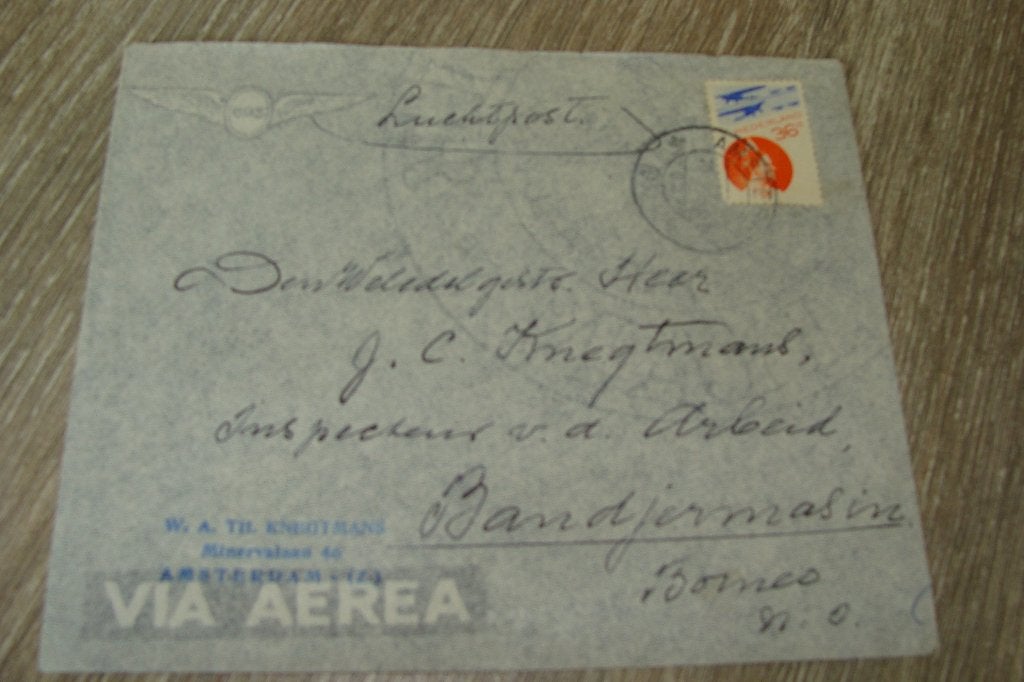 SPECIALE LUCHTPOSTBRIEVEN   4 MAAL, Ophalen of Verzenden, Envelop