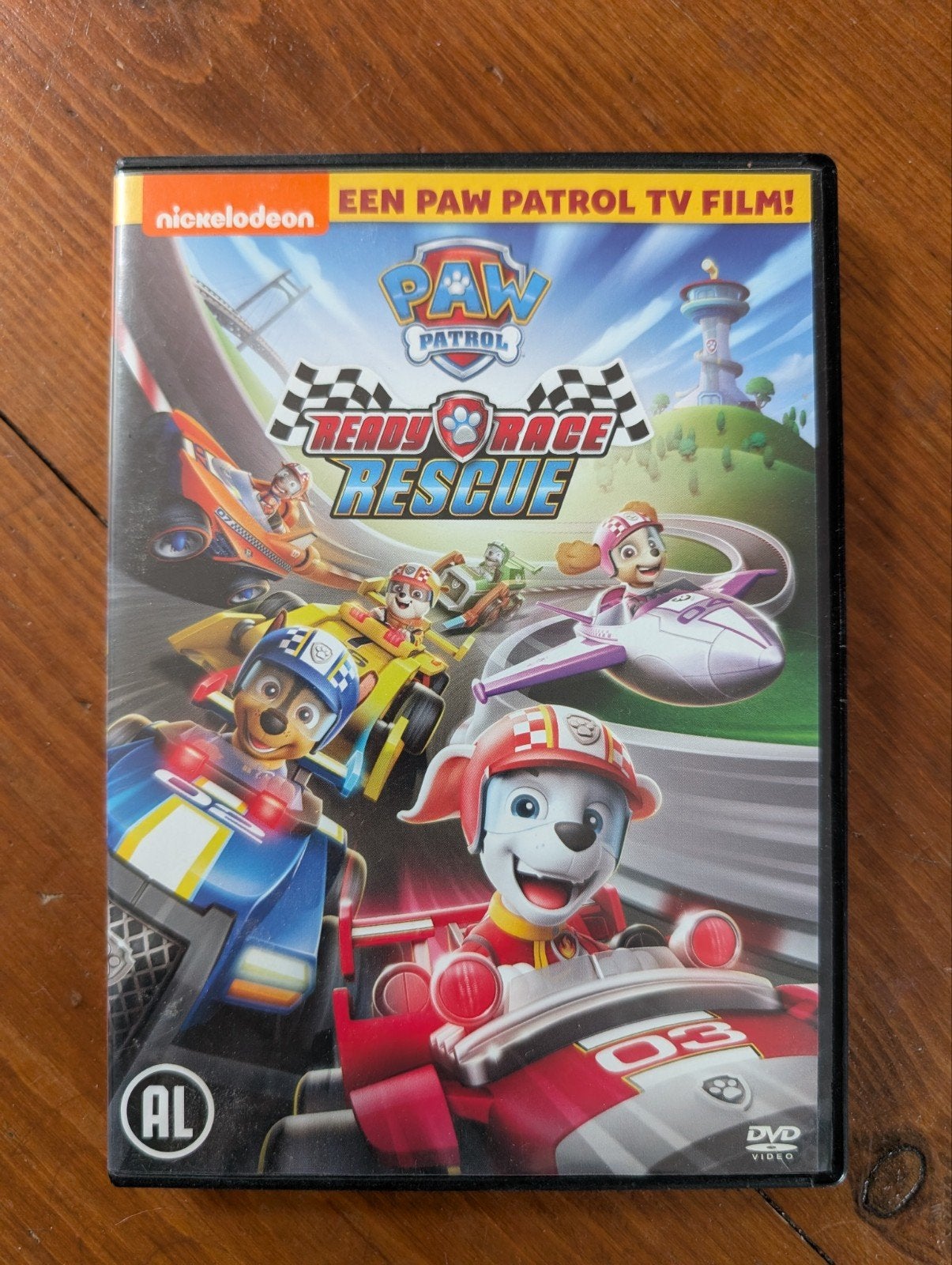 Paw Patrol: Ready Race Rescue DVD - Spannende TV Film!, Alle leeftijden, Nederlands, Ophalen of Verzenden, Zo goed als nieuw