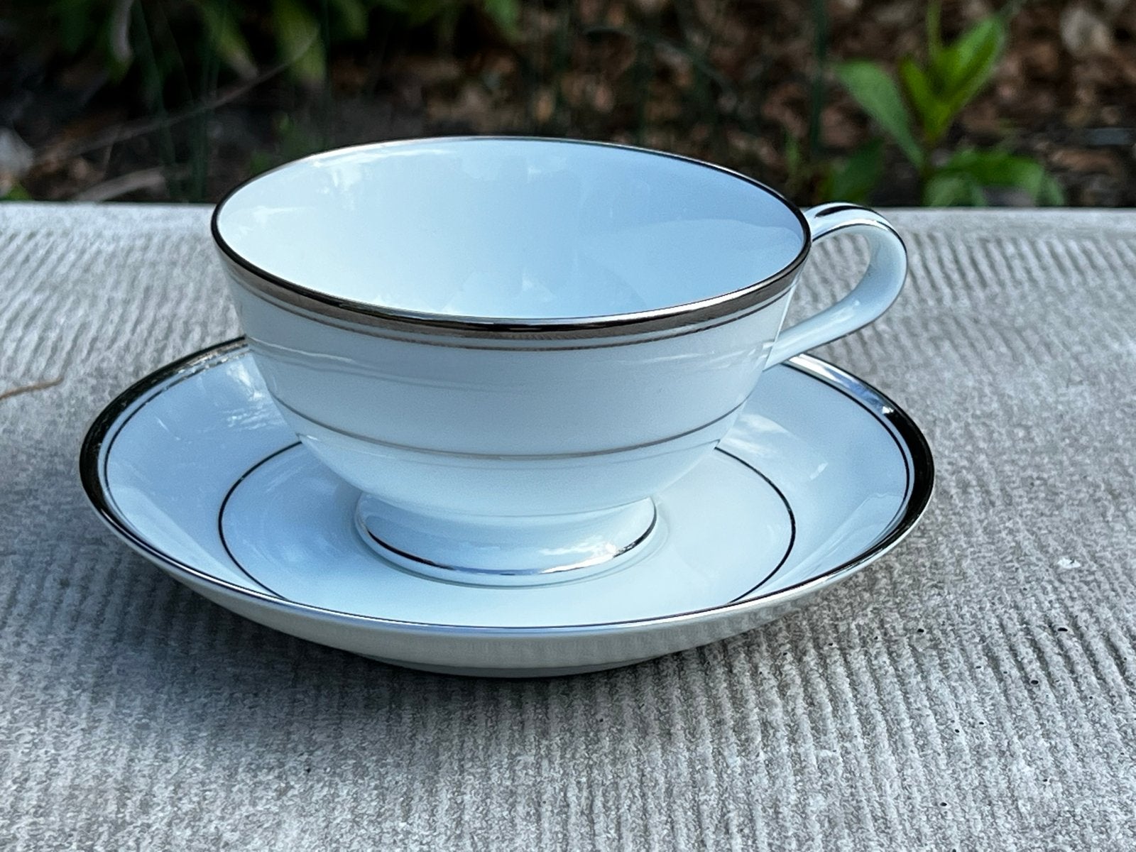 Zylstra Silver Ecstasy Theekop en Schotels Set van 5, Ophalen of Verzenden