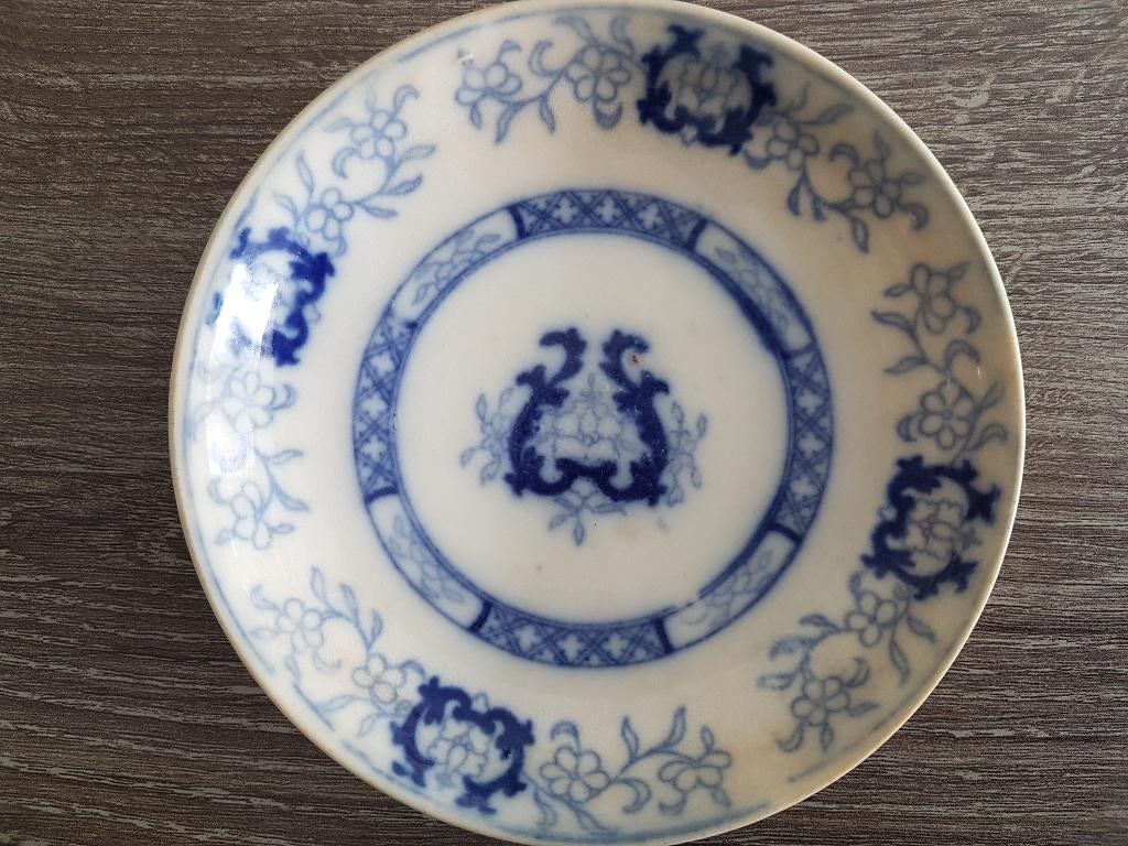 Minton flow blue Lyre, Antiek en Kunst, Ophalen of Verzenden
