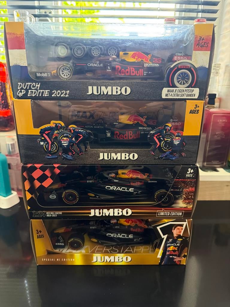 Max Verstappen Red Bull Racing Jumbo Modelauto's, Ophalen of Verzenden, Zo goed als nieuw