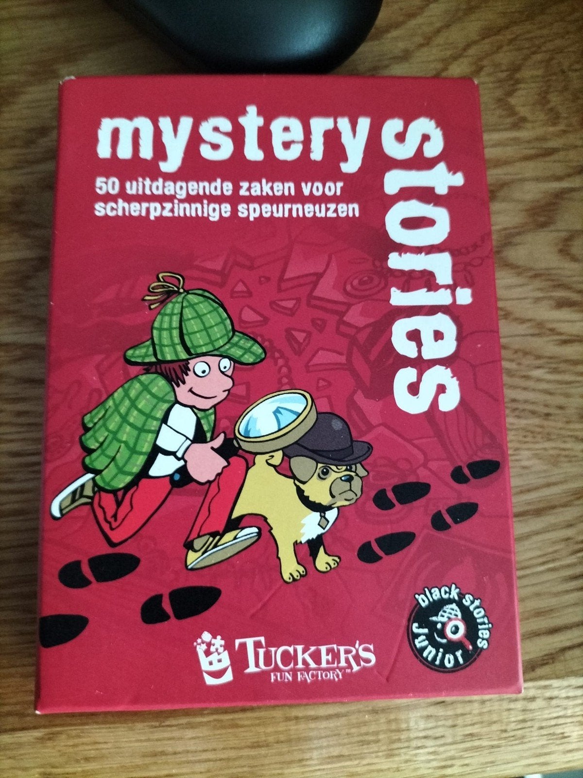 Mystery Stories Junior: 50 uitdagende zaken, Vijf spelers of meer, Ophalen of Verzenden, Nieuw, Tucker's Fun Factory