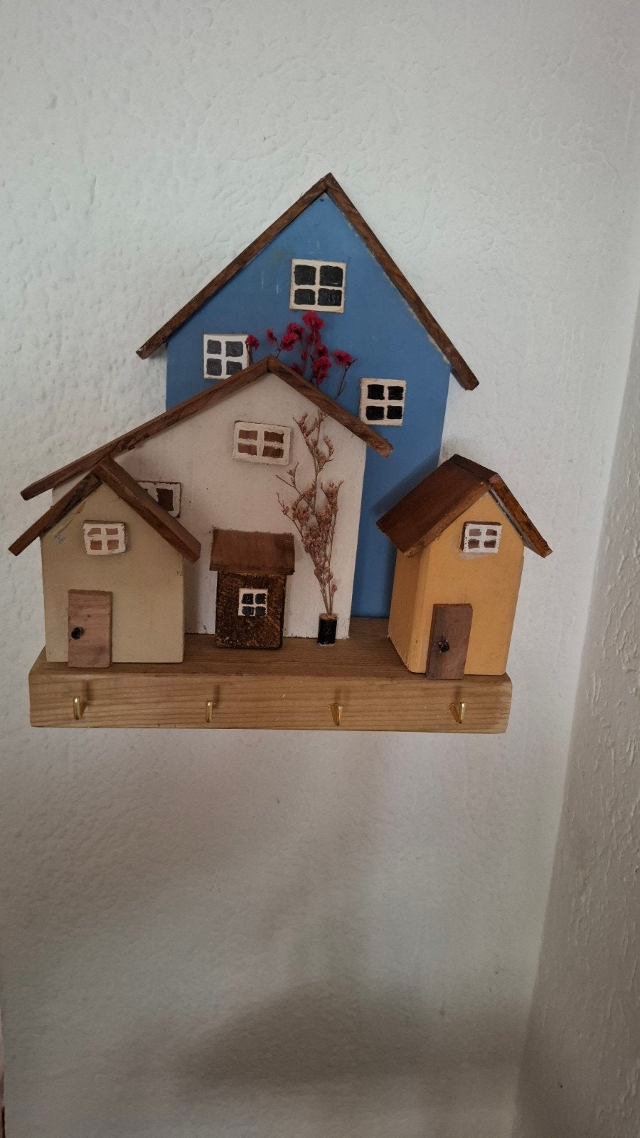 sleutelhouder, Ophalen, Nieuw, Hout