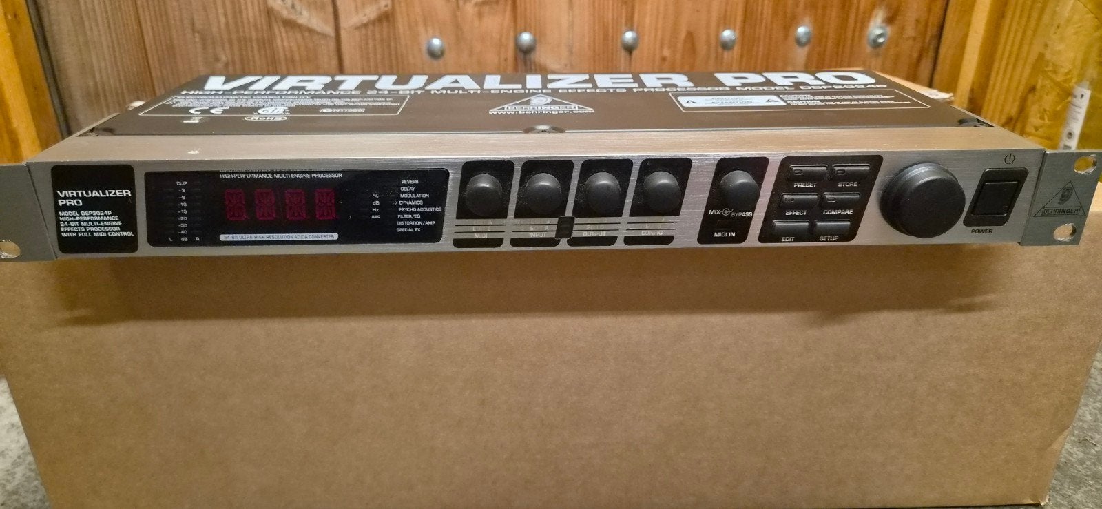 Behringer virtualizer pro DSP2024P galm/ delay processor, Ophalen
