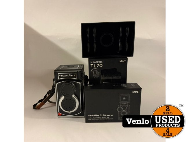 MINT InstantFlex TL70 2.0 Retro Instant Film Kamera + Lens S, Flex Ltd., Zo goed als nieuw, https://flex.com/contact-us, Nobelstraat 10, 5807 GA Oostrum LB, Limburg, Nederland