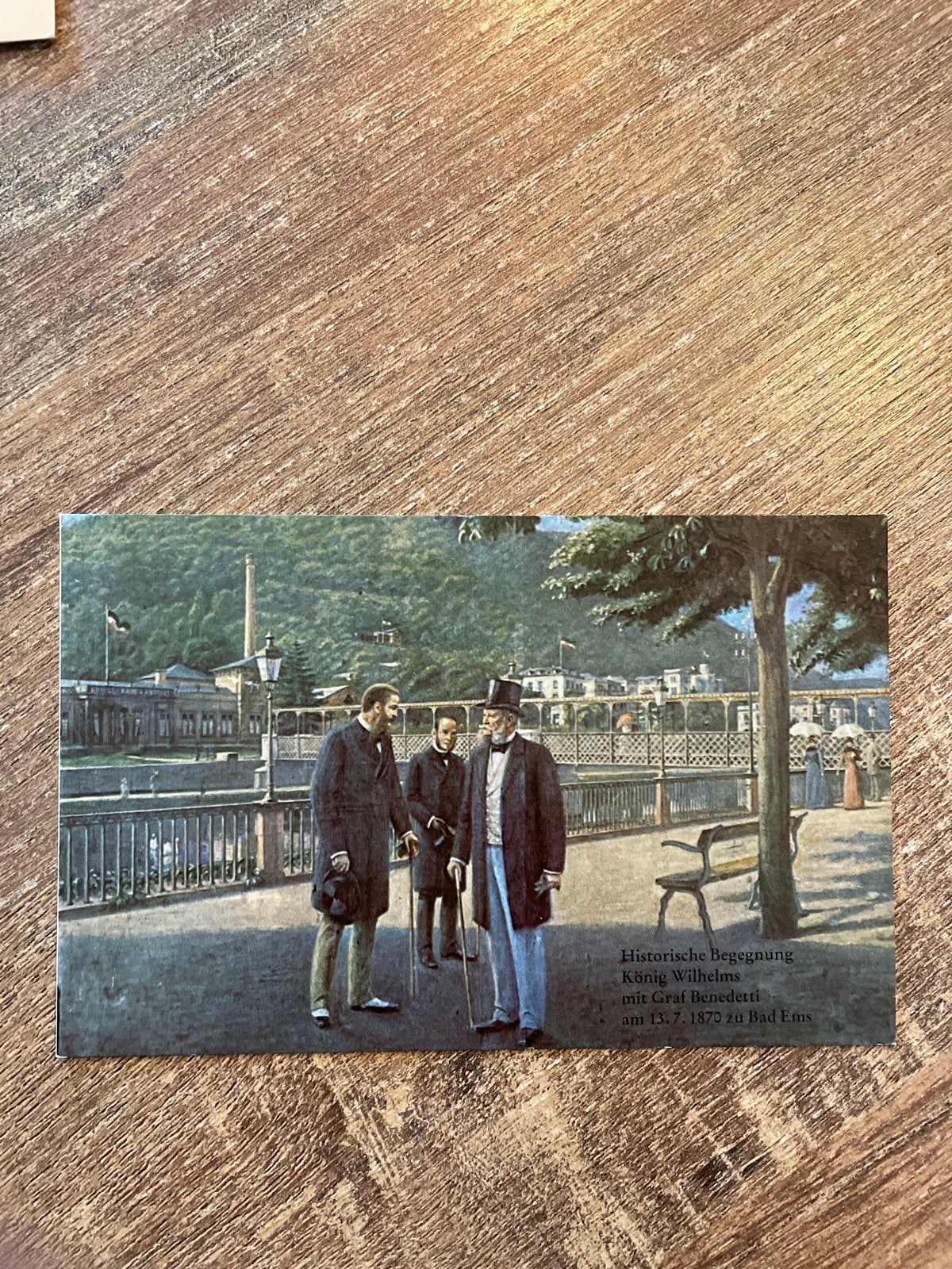 Historische Ansichtkaart Bad Ems: Koning Wilhelm I & Graaf B, Ophalen of Verzenden, Ongelopen, Politiek en Historie