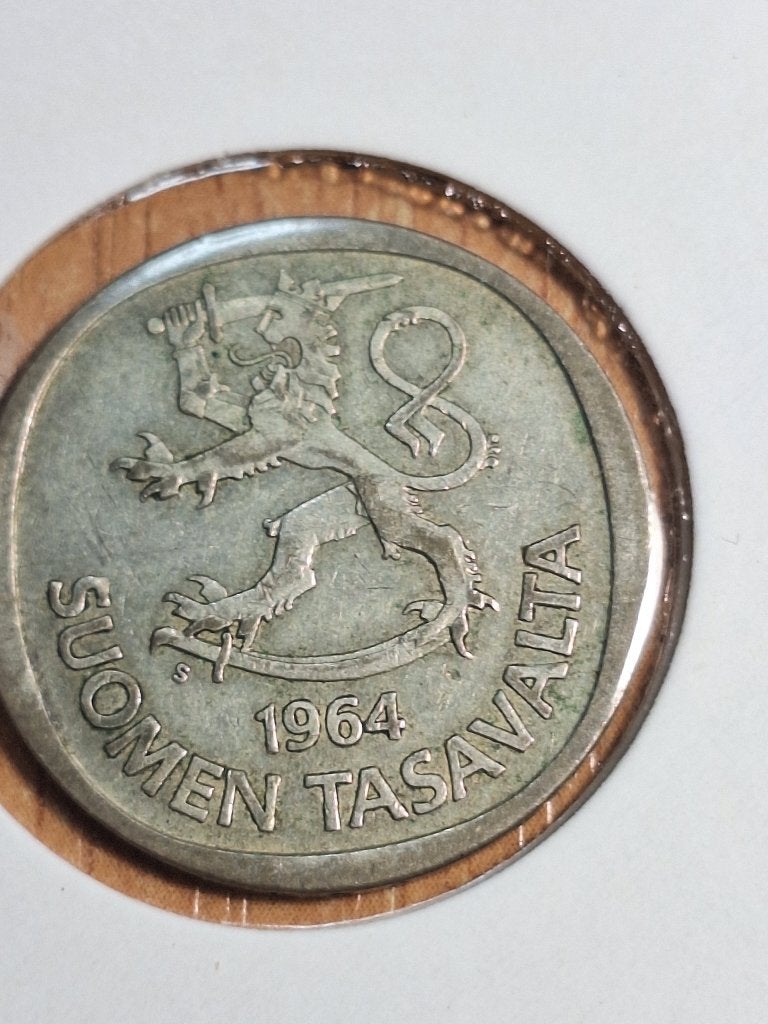 FINLAND 1 markka 1964 (#137), Ophalen of Verzenden, Overige landen, Losse munt
