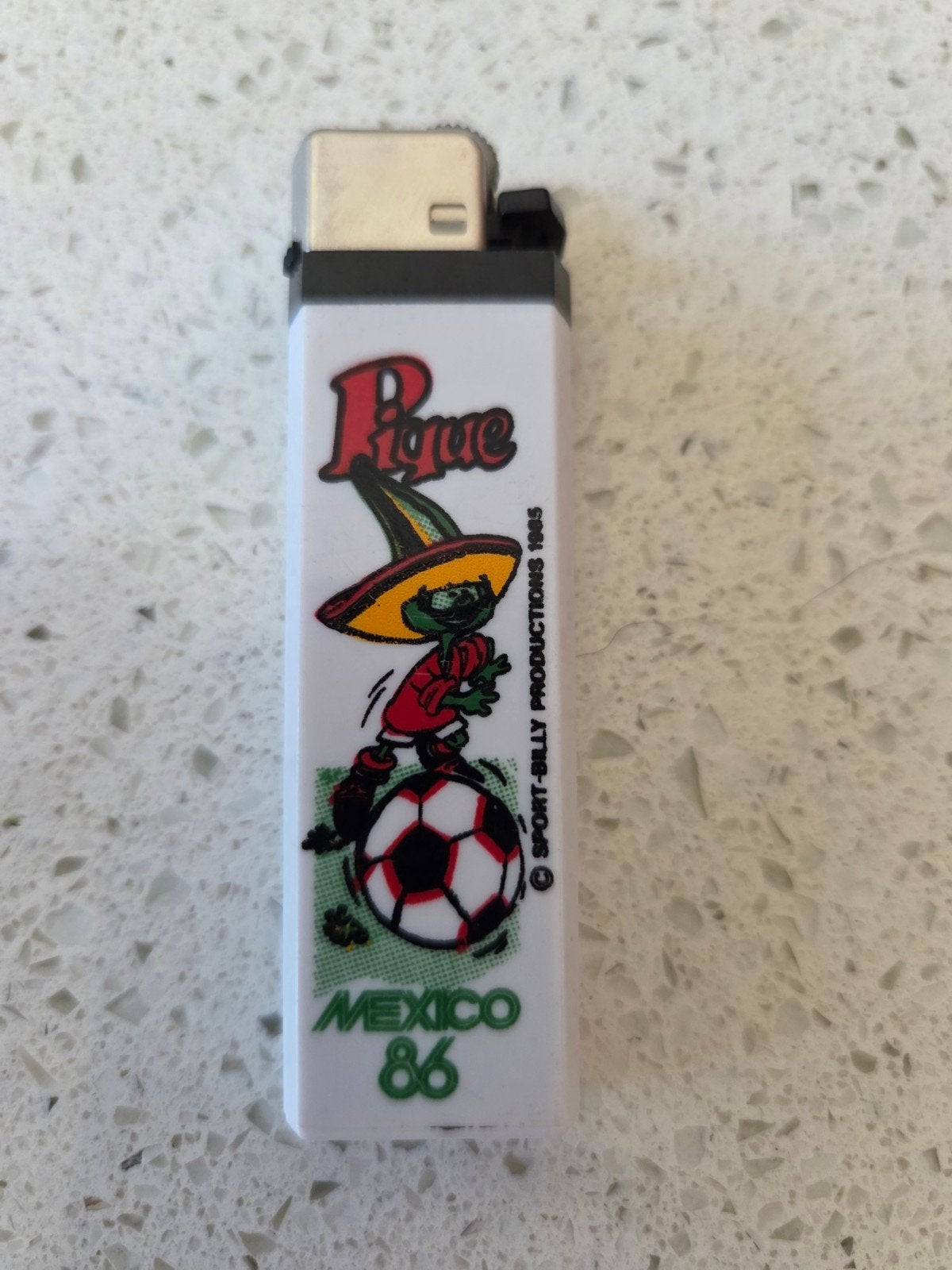 Vintage Pique Mexico 86 aansteker, Verzamelen, Ophalen of Verzenden, Gebruikt, Aansteker