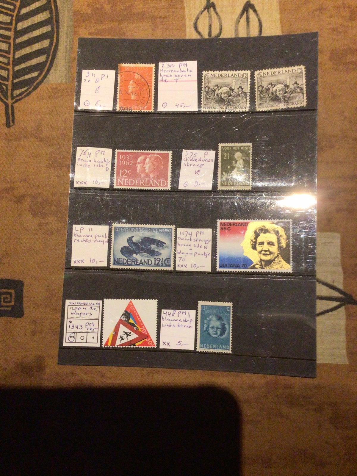 Misdrukken postfris en gestempeld, Ophalen of Verzenden, Postfris