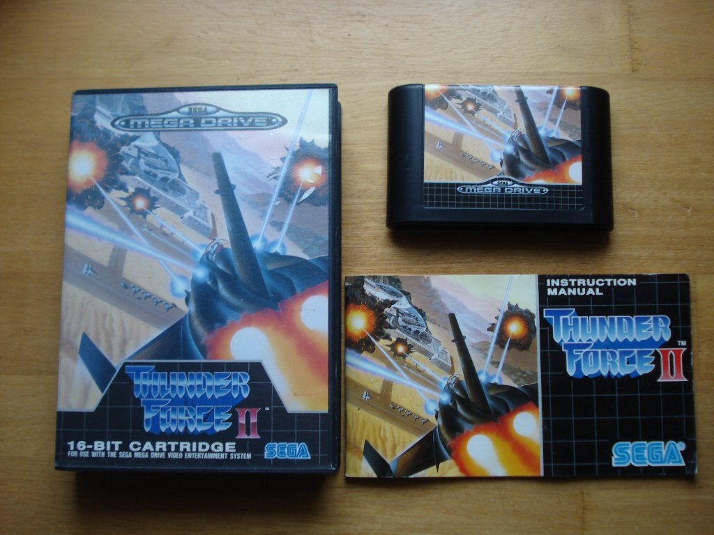 thunder force II sega mega drive, 1 speler, Racen en Vliegen, Ophalen of Verzenden, Zo goed als nieuw