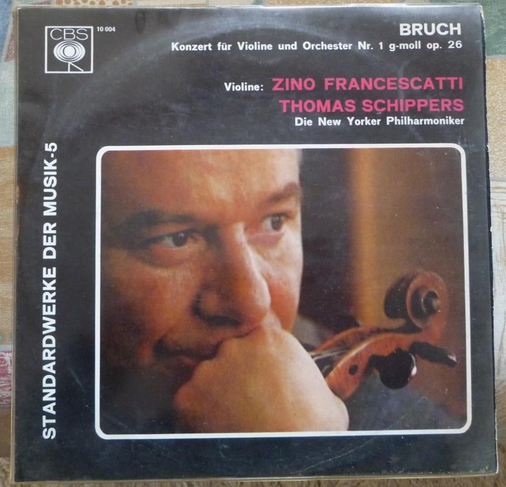 Zino Francescatti - Bruch concert voor viool en orkest Nr.1, Cd's en Dvd's, Ophalen of Verzenden, Kamermuziek, Gebruikt, 12 inch