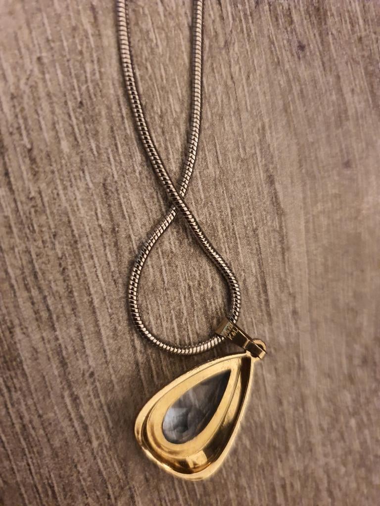 Prachtige Vintage Duitse Ketting - Amerik K&L (Vergulde Hang, Ophalen of Verzenden, Zo goed als nieuw, Goud, Goud