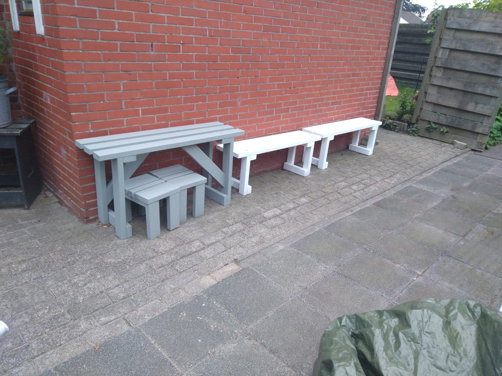 deco bankjes, Ophalen, Nieuw, Hout