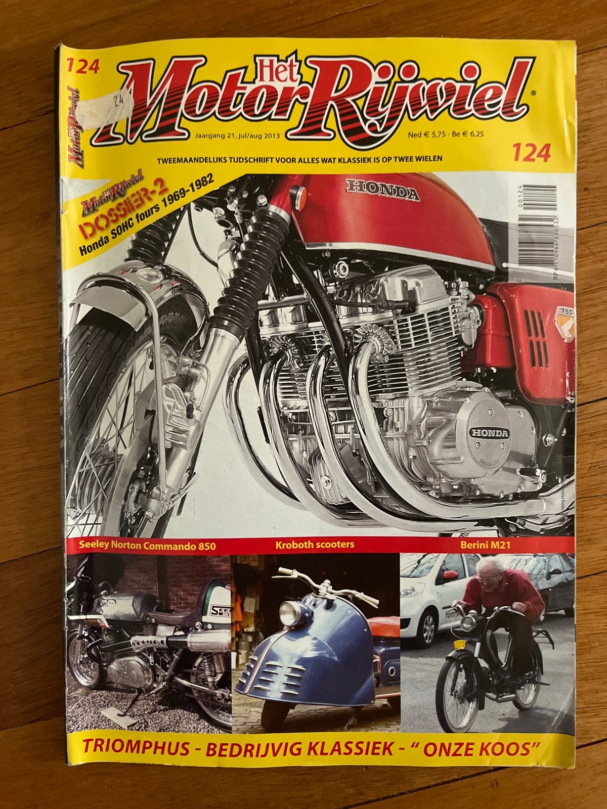 Het MotorRijwiel nr. 124: Honda SOHC, Norton Seeley, Ophalen of Verzenden, Gelezen, Algemeen