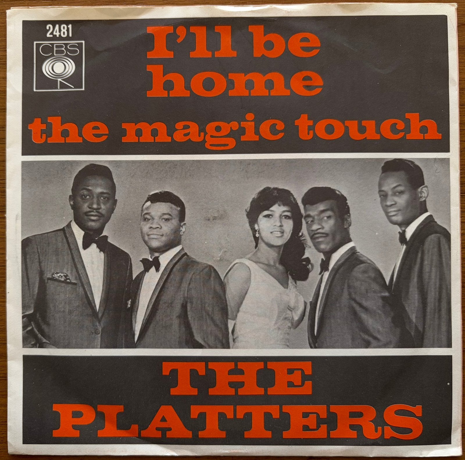 Single The Platters - I’ll Be Home (1966 CBS) Doo Wop, Cd's en Dvd's, 7 inch, Ophalen of Verzenden, Zo goed als nieuw, Originele persing