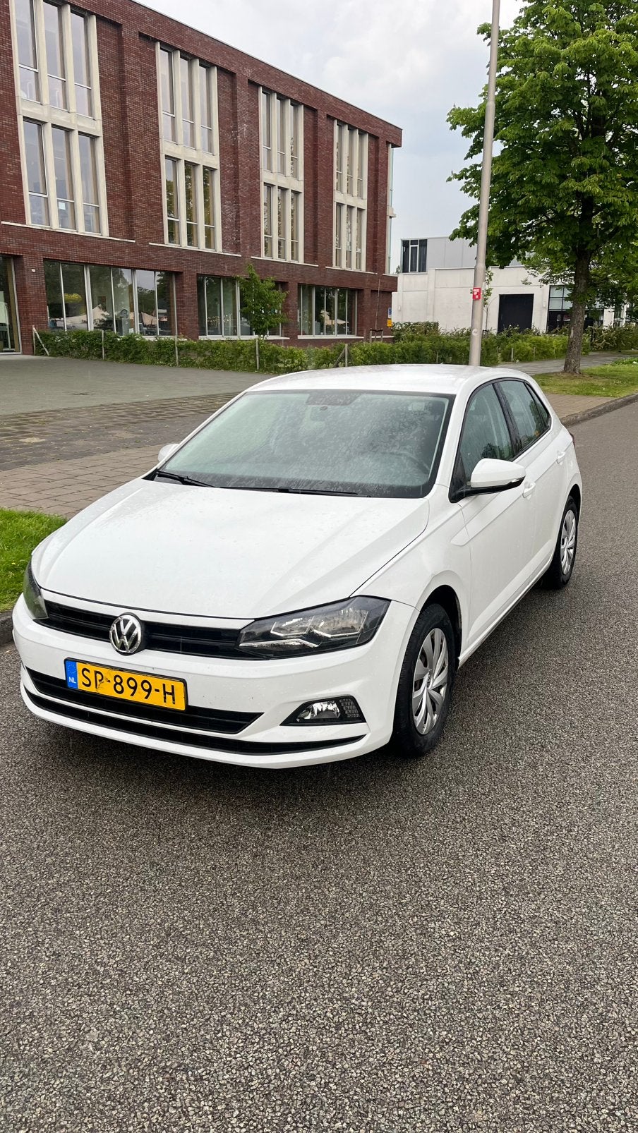 Volkswagen Polo 1.0 TSI 95pk 2018 Wit, Auto's, Voorwielaandrijving, 40 €/maand, Zwart, Origineel Nederlands
