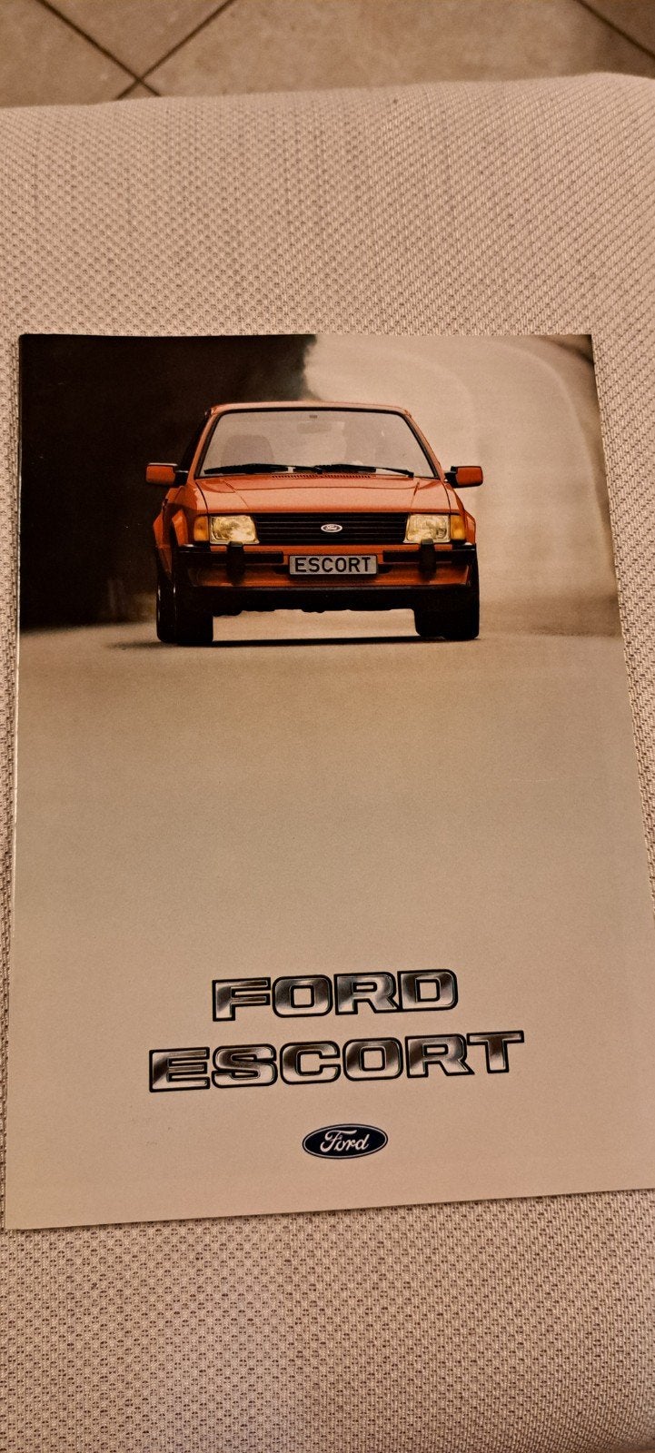 ford escort 3 brochure 1982, Ophalen of Verzenden, Zo goed als nieuw, Ford