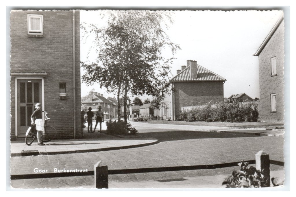 Goor, Berkenstraat, Ophalen of Verzenden, 1940 tot 1960, Ongelopen, Overijssel