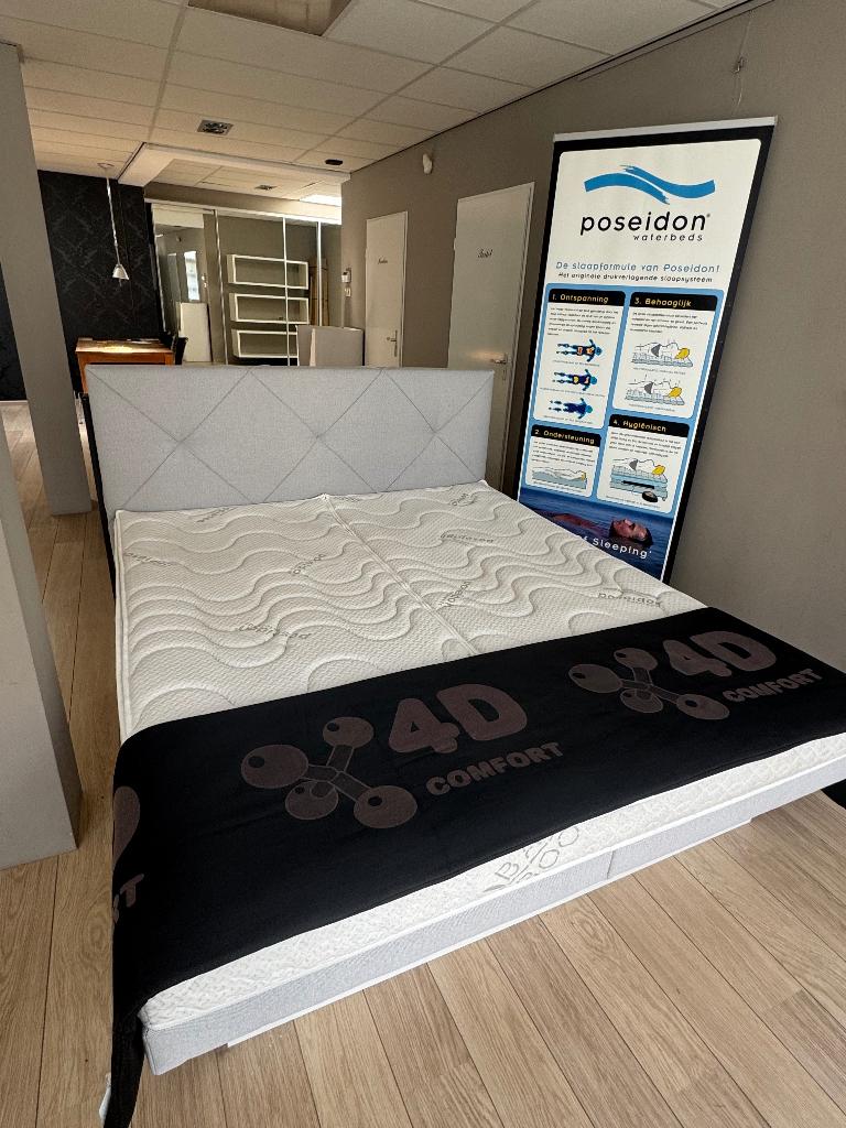 Showroom Waterbed, Ophalen, Duo-systeem, 210 cm, 180 cm