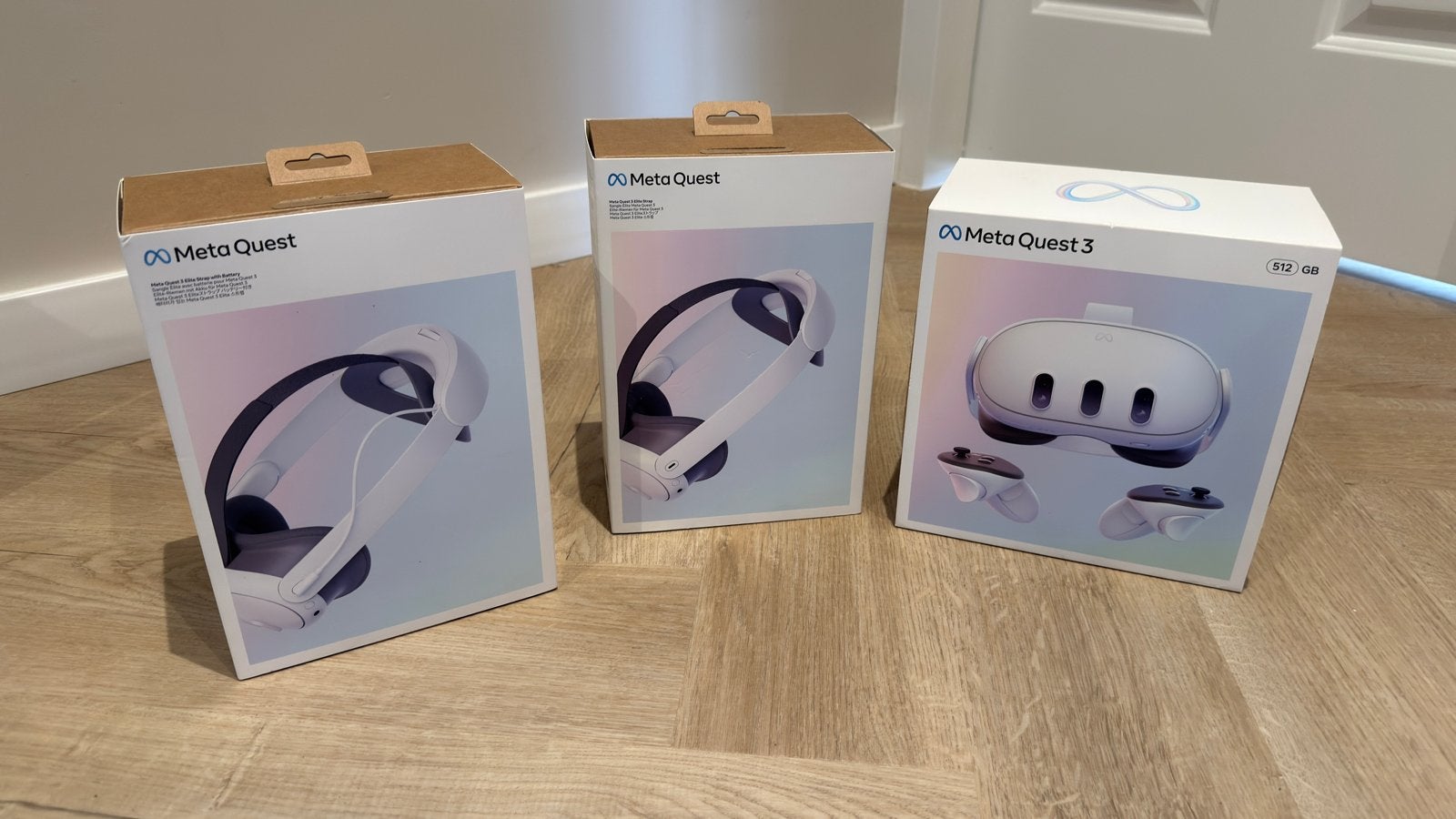 Meta Quest 3 512GB Compleet Pakket met Elite Straps & Tas, Ophalen of Verzenden, Zo goed als nieuw, VR-bril, Overige platformen