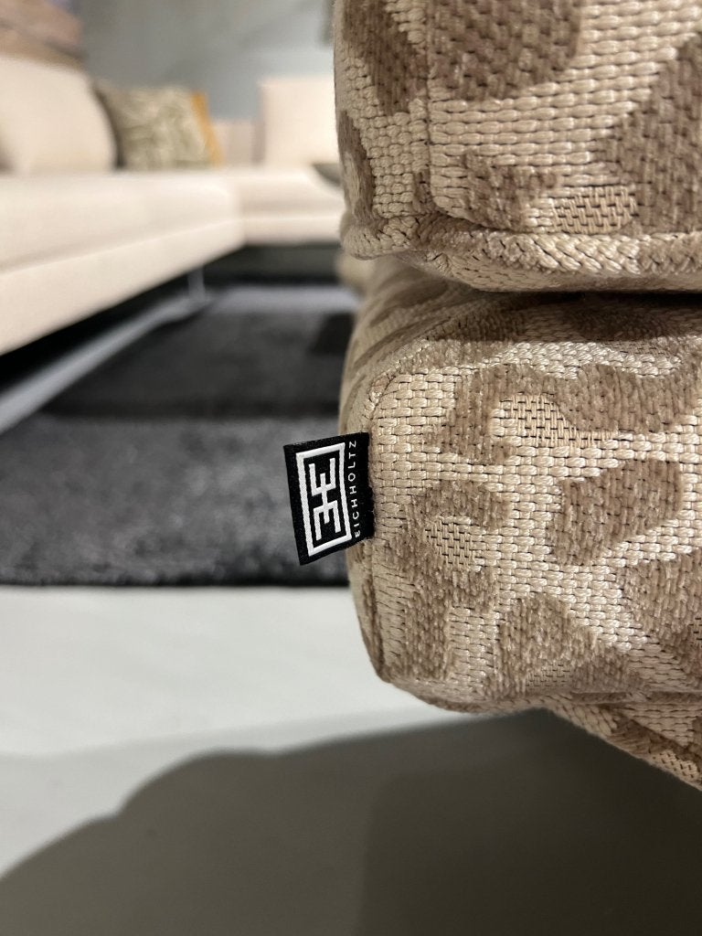 Eichholtz krukje /stool Cordoba | Harley leopard beige, Overige materialen, Delfweg 52 2211 VN Noordwijkerhout, Eichholtz, Nieuw