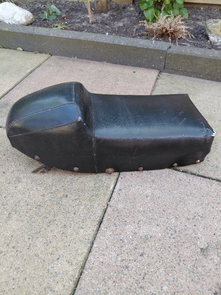 Gilera Oldtimer Zitje Brommer / Motor Zadel Buddyseat, Ophalen of Verzenden, Gebruikt