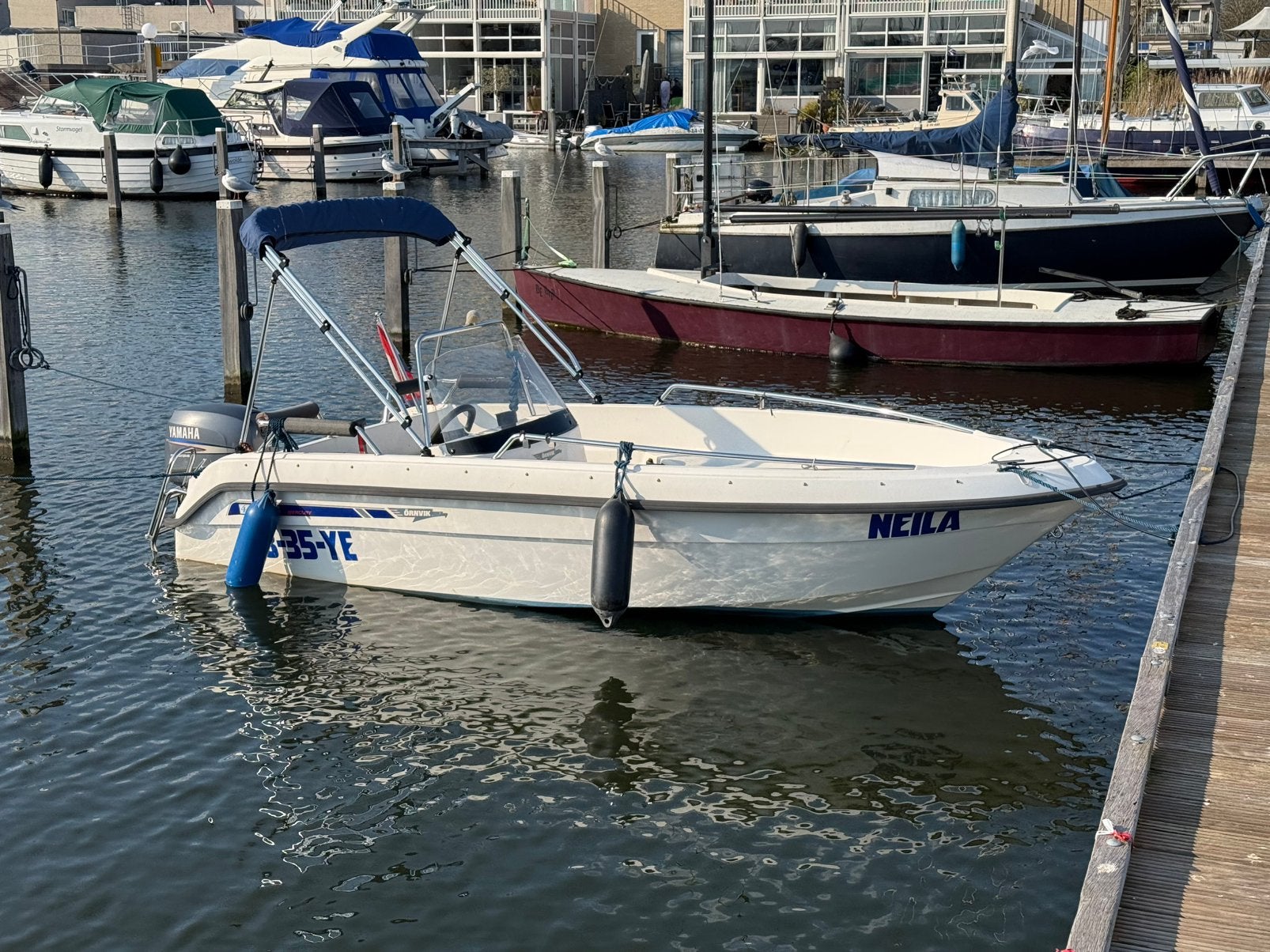 Ornvik 441CLX - Consoleboot - Yamaha 25pk - 4 takt - trailer, Ophalen, Gebruikt, 4 m, Viertaktmotor