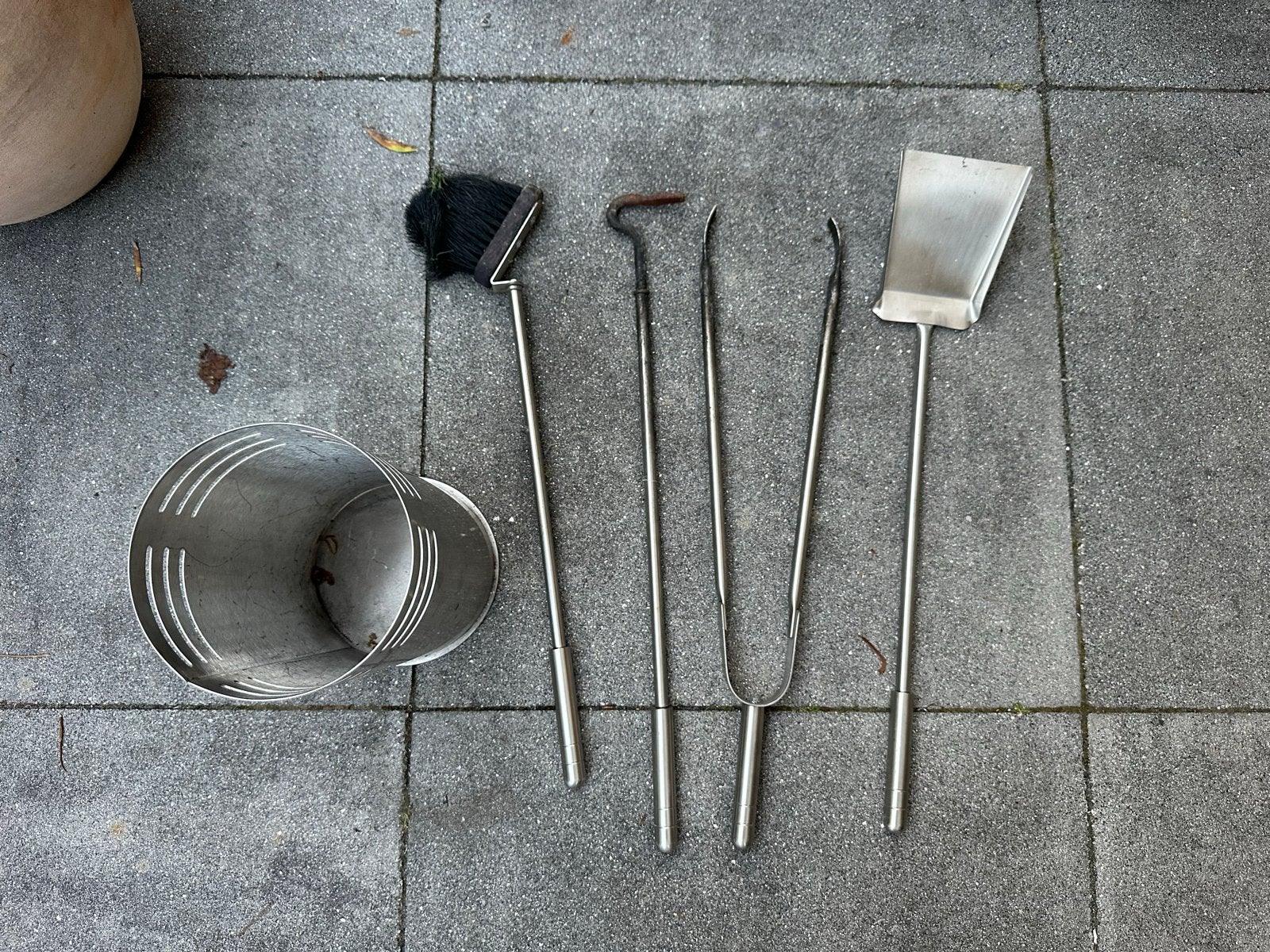 Haardset / Pookset voor kachel, BBQ of buitenkachel, Ophalen, Gebruikt, Overige soorten