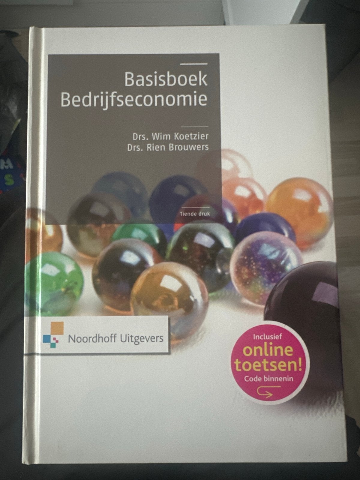 Basisboek Bedrijfseconomie - Tiende druk, Ophalen of Verzenden, Gamma, Zo goed als nieuw, HBO