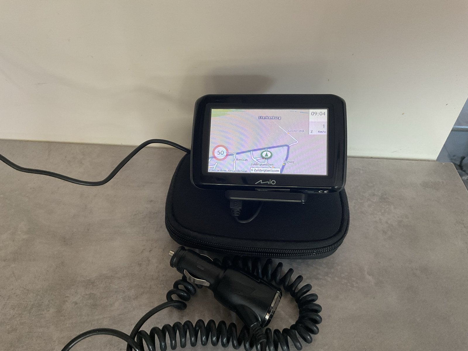 Mio navigatiesysteem (ouder model) met accessoires, Auto diversen, Ophalen, Gebruikt