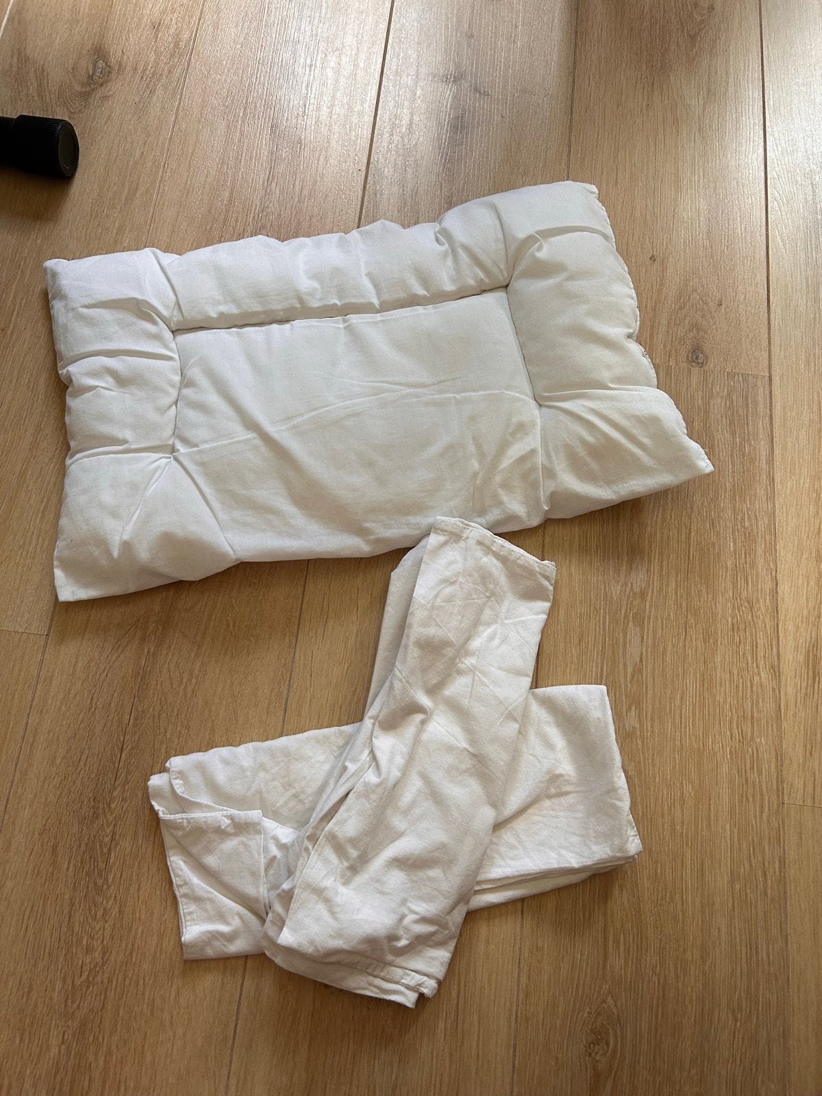 IKEA Len kinderkussen met 2 hoezen, Kinderen en Baby's, Kinderkamer | Beddengoed, Gebruikt, Jongetje of Meisje, Wit, Overige typen